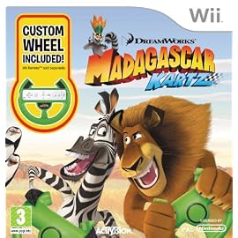 Madagascar: Kartz - Wheel Bundle - Wii Remote Not Included [Nintendo Wii]