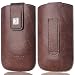 Original Collos Apple Iphone 4 4S Vintage Brown M Handytasche Ledertasche Tasche Etui Slim Case Braun inkl. R�ckziehfunktion EasyOut Pullstrip / Neue Collection 2011