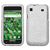 Reinforced Diamond Phone Cover Case Silver For Samsung Vibrant Galaxy S 4G