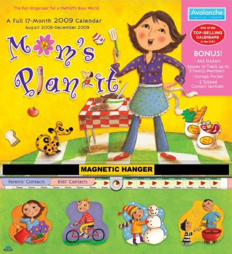 Mom s Plan-It 17-Month Calendar: August 2008-December 2009 with Sticker(s) and Other