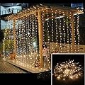 Curtain Lights, OFTENÂ® 3M x 3M 300LED 8 Modes Window Curtain Icicle Lights String Fairy Light for Christmas Wedding Party Club Home Garden Decoration