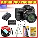 Sony Alpha 700 w/ 18-70mm Lens, 4 GB Memory Stick, USB 2.0 Card Reader, Extra NP-FM500H Equivalent Battery, Screen Protectors, Tripod, Wire Tripod with Lens Cleaner and Tissue, Lens Pen, UV Filter