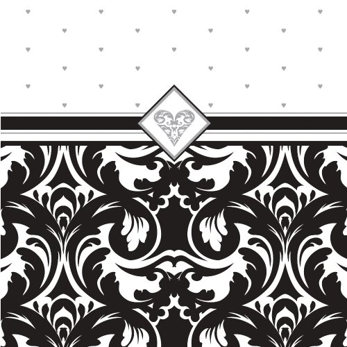 Creative Converting 16 Count 3-Ply Paper Lunch Napkins, Ever After 
Creative Converting 16 Count 3-Ply Paper Lunch Napkins, Ever After