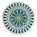Precidio Objects 5120L85-AM107 Jonathan Adler Mod Peacock 14 Manhattan Platter