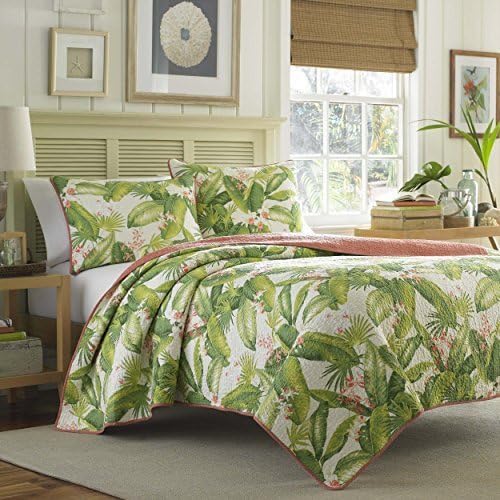 Tommy Bahama Aregada Dock Ecru Quilt Set, Full/Queen, Ecru by Revman International