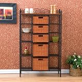 Southern Enterprises (SEI) KA9161 - Manilla 5 Drawer Baker's Rack