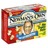Newmans Own 94% Fat Free Popcorn, Butter, 9-Ounce Units (Pack of 12)