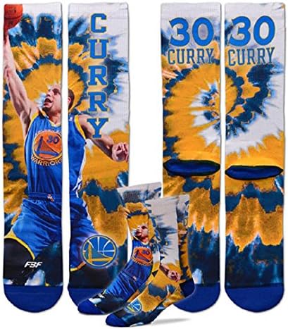 STEPH CURRY (MEDIUM) SIZE TIE DYE SOCKS GOLDEN STATE WARRIORS
