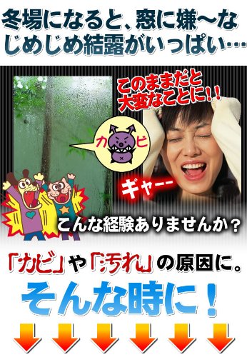 窓用結露防止! 貼るレースシール 41862