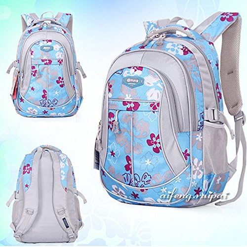 High Quality Ultra-Light Waterproof Child School Bag Blue Size S