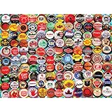 White Mountain Puzzles Beer Bottle Caps - 550 Piece Jigsaw Puzzle