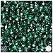 BeadTin Forest Green Transparent 6mm Faceted Round Craft Beads (750pcs)