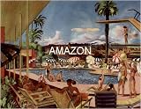 1957 Millard Sheets - Desert Vacationland Las Vegas Watercolor Art Print