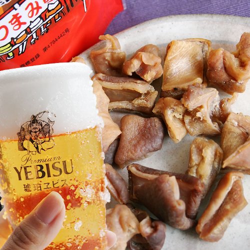 (メール便限定) 送料無料 ビールがすすむ！ 広島名物 B級グルメ 「 せんじ肉 (せんじがら) 」 55g入り6袋セット