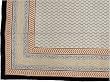 Flat Bed Sheet with Block Print on Cotton Queen Size (bshtd521)