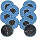 Flap Discs 60 Grit 10 Pieces 2'' -Quick Change Grinding Wheels - For Rotary Tools, Die Grinder, Drill, Blending And Finishing Applications, By Katzco.
