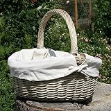 Eigenschaften LIVING-ART24  / LANDHAUS EINKAUFSKORB KORB PICKNICKKORB WEIDE 35CM