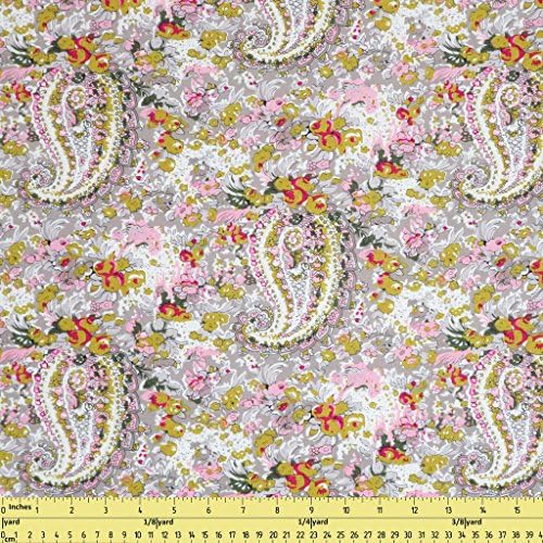Sunny Fabrics Paisley Multicolored DIY Cloth Fabric
