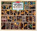 Melissa & Doug Deluxe Wooden Tribal Stringing Beads