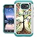 S7 Active Case, Galaxy S7 Active Cases, UrSpeedtekLive [Shock Absorption] Dual Layer Heavy Duty Protective Silicone Plastic Cover Case for Samsung Galaxy S7 Active - Love Tree (NOT for S7, S7 Edge)