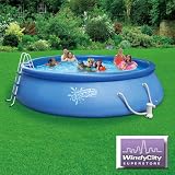 15 x 36 Summer Escapes Quick Set Swimming Easy Pool with RP800 Filter Pump