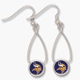 Minnesota Vikings French Loop Dangle Earrings