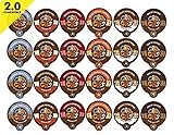 Crazy Cups Coffee Chocolate Lovers Single Serve Cups Variety Pack Sampler for the K Cup Brewer, 24 count