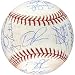 Boston Red Sox 2007 Team Signed ALDS Game 2 Game Used Baseball