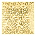 Square Mosaic Chargers Set of 4 - Goldtone