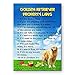 Golden Retriever Property Laws Fridge Magnet
