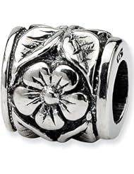 Reflection Beads Silver Forget Me Not Flower Bead