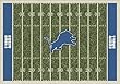 Detroit Lions 3' 10" x 5' 4" NFL Home Field Area Rug