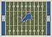 Detroit Lions 3' 10" x 5' 4" NFL Home Field Area Rug