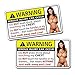Funny Caution Chest Warning Decal Sticker Tool Toolbox