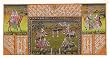 Handmade Painting Miniatures Art Drawings & Water Color on Paper 5 x 9.5 inches