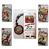 New Ultimate iHip Marvel Collectors Edition Retro Comic Book Vintage Print Headphone Set (featuring Spiderman, Iron Man, Hulk, Thor & The Official Marvel Retro DJ-Style Headphone) comparable to Skullcandy, Panasonic, Sony, Sennheiser