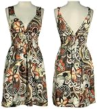 HOTKISS Retro Print Charmeuse Dress