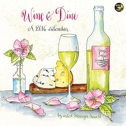 2016 Wine and Dine Wall Calendar