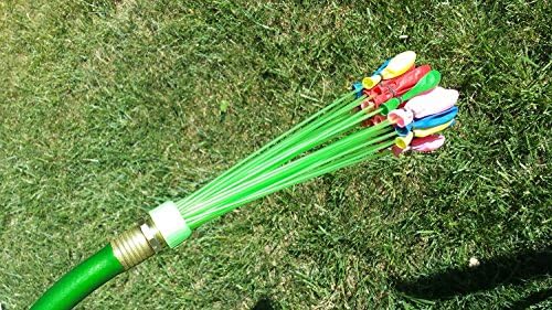 Water Balloons As Seen on TV, 3 bunches Fast to Fill with a Reusable Hose Attachment Make a Bunch of Battle Ready Water Bombs Fast