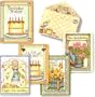 Birthday Wishes by Debbie Mumm - [ASN34638] Birthday Note Card Assortment by Leanin' Tree - 12 cards featuring a full-color interior and colorful envelope