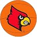 Fanmats Louisville Cardinals Basketball-Shaped Mat