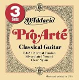 D'Addario Pro Arte EJ45 3-D Silver/Clear Normal Classical Guitar Strings