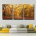 Gardenia Art - Romantic Old Gold Maple Canvas Prints Modern Wall Art Paintings Giclee Artwork for Room Decoration,16X24 inch, Unframed
