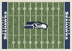 Seattle Seahawks 3' 10" x 5' 4" NFL Home Field Area Rug