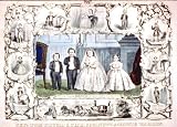 Genl. Tom Thumb & wife, Com. Nutt & Minnie Warren: four wondrously formed & strangely beautiful ladies & gentlemen in miniature, natures smallest editions of her choicest works (Reprint 24
