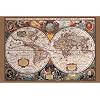 Pyramid 17th Century World Map Poster Print
