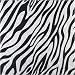 Dreamy Linens Black Zebra Print Duvet Cover
