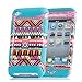 Pandamimi ULAK 3-Piece Hybrid High Impact Case Tribal pattern Blue Silicone For Apple iPod Touch Generation 4 with Free Stylus