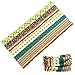 SmilerSmile 6pcs Assorted Seamless Outdoor Sport Bandanna Headwrap Scarf Wrap, 12 in 1 High Elastic Magic Headband & Collars Muffler Scarf Face Mask with UV Resistance, (Mix&Match A)