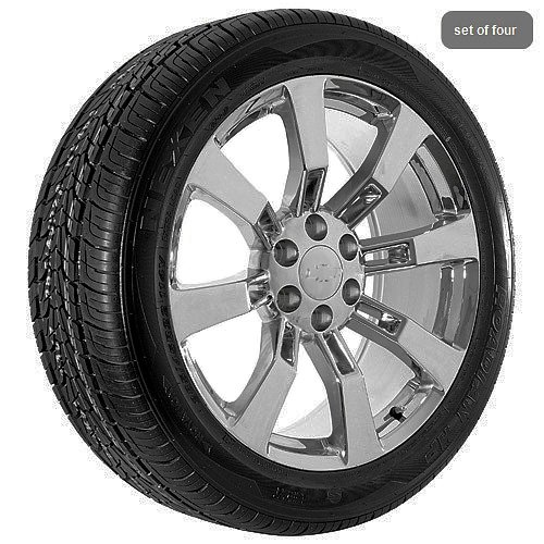 22 Inch Chrome 65 Series Wheels Rims and Tires 